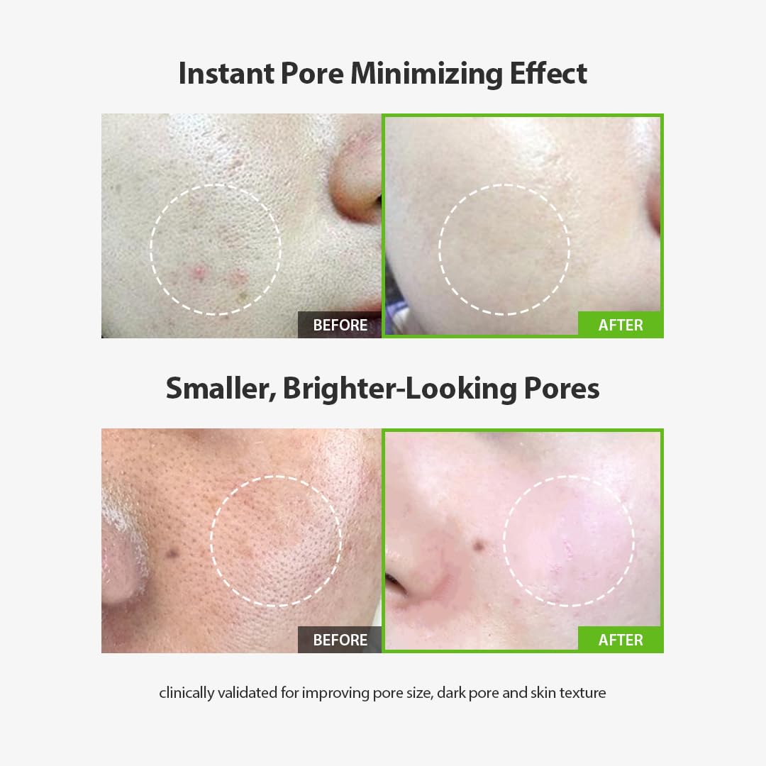 SUNGBOON EDITOR Green Tomato Pore Lifting Ampoule | Pore Minimizer Serum with Niacinamide & Green Tomato Extract | Hydrating & Firming Care for Sensitive Skin | Korean Skincare